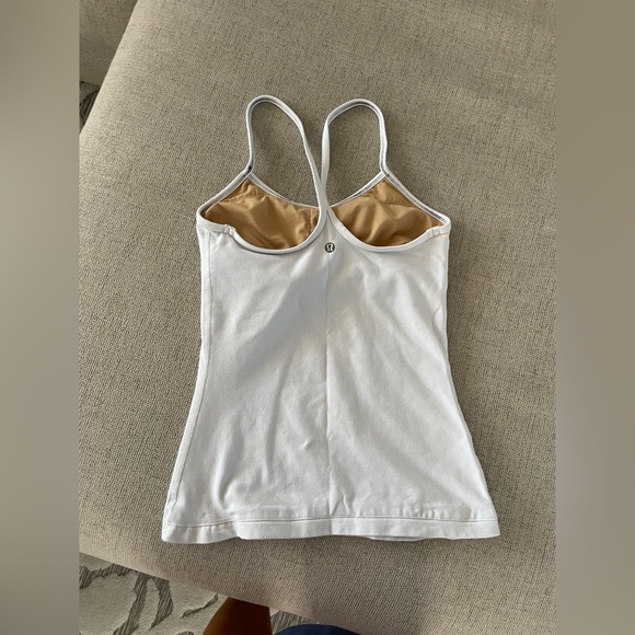Lululemon Power Y Tank size 6 in White - Picture 1 of 3